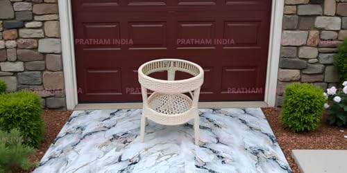Image of India Garden Patio Seating Chair and Table Set Outdoor Balcony Garden Coffee Table Set Furniture with Table and Chairs Set