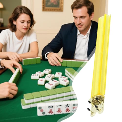 Porte-jetons transparent de 47 cm avec réglette aligneuse fluide