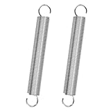 GUNGY Zugfedern mit Haken Edelstahl Zugfeder Spannfeder 125mm Außendurchmesser 16mm Drahtdurchmesser 1,7 mm Maximale Zugkraft 4,4kg 1,7x16x125mm 2 Stück