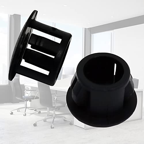 Image of 12mm Black Hole Plugs Plastic Flush Type Hole Plugs Snap in Locking Hole Tube,Tube Fastener Cover,Round Snap in Type Locking Furniture Hole Plugs,Panel Theft-Proof Door Plug(100pcs)