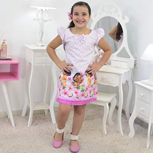 Vestido Moana Bebê Trapézio