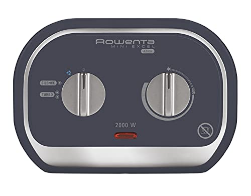 rowenta mini excel aqua chauffage soufflant céramique 2 en 1, radiateur électrique, chauffage d’appoint, ventilation froide, puissant, silencieux, compact, idéal pour la salle de bain so9281f0