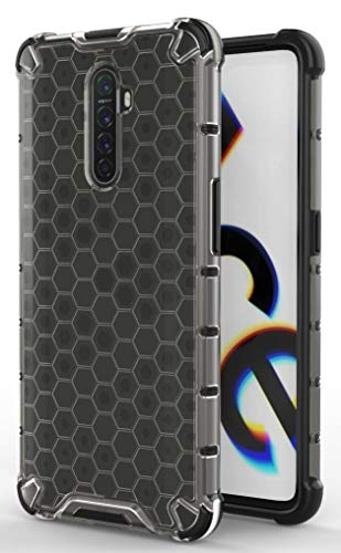 Image of Glasgow | for Realme X2 Pro Back Case Cover for Realme X2 Pro with 4 Bumper Corners and Military Grade Protection - Black