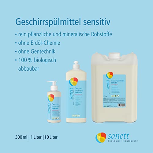 Sonett Geschirrspülmittel sensitiv, 1 Liter 2