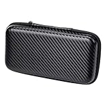 Gamesir X5 Lite/X5 モバイルゲームコントローラー用キャリングケース ハードトラベルケース ブラック キャリーバッグ カーボンファイバー柄