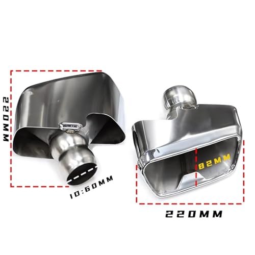 Tuyau d'échappement BMW G30 finition noire pour diffuseur MP - 5