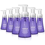 Method Foaming Hand Soap, French Lavender, 10 oz, 6 pack, Packaging May Vary