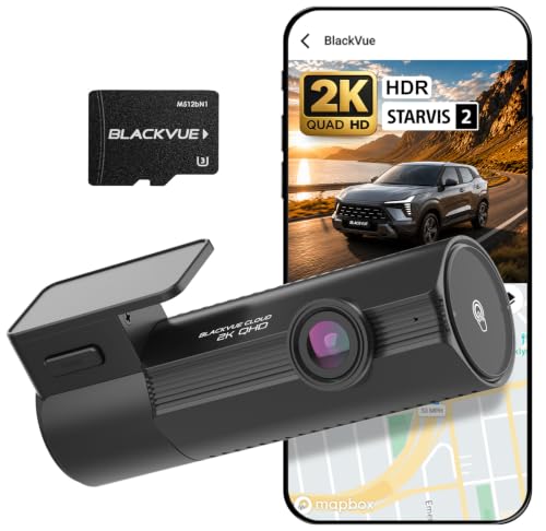 BlackVue Elite 8, 2K Car Dash Cam Front, STARVIS 2, HDR, Free 64GB Card