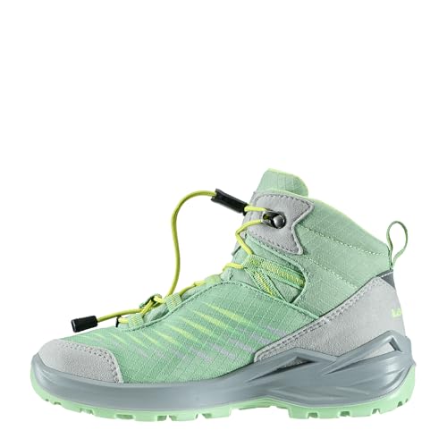 LOWA Stiefel mittel ZIRROX II GTX MID JR rauchgrün/mint, 28