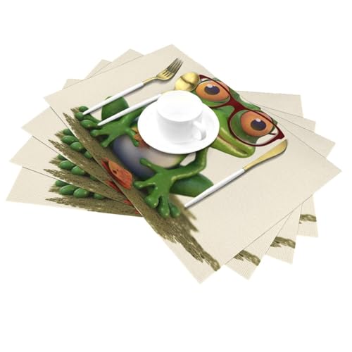 Set de table vinyle antidérapant résistant chaleur lavable 30x45