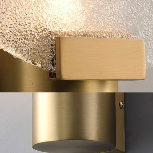 Iluminación para Baño y Pasillo con Aplique de Pared Dorado Moderno 6
