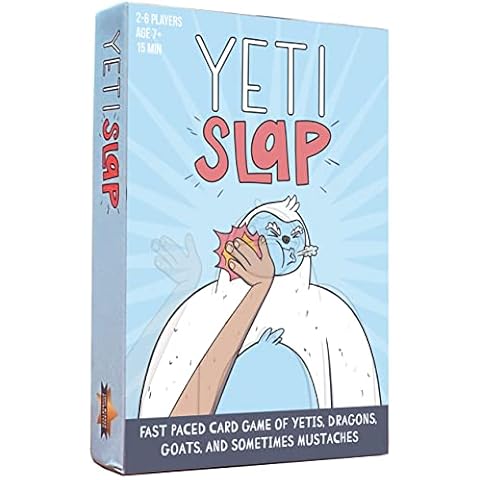 Yeti Slap - Hilarious and Competitive Card Game with Yetis, Best Card Games for Families, Adults, Teens, and Kids, Great Gift for Couples, 2-6 Players Cover