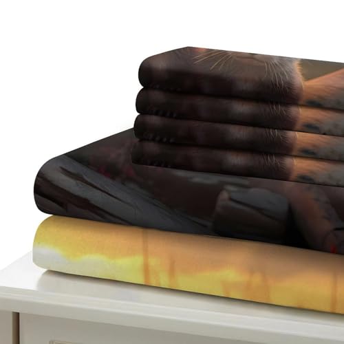 Housse de couette loutre pour une chambre cocooning et chaleureuse