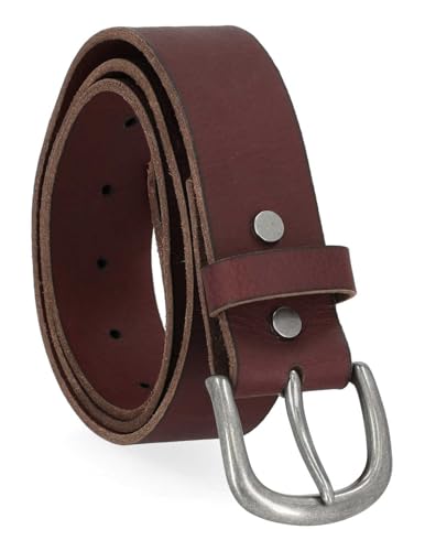 Harley-Davidson Women's Open Bar & Shield Quad Stud Genuine Leather Belt, Brown2