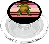 Photo Gallery riflettore retrò frog rock, fun frog lovers, frog love popsockets popgrip per magsafe Photo Gallery riflettore retrò frog rock, fun frog lovers, frog love popsockets popgrip per magsafe