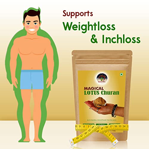 Brown & White Magical Lotus Churan for Wellness, Hair & Skin (50gm)