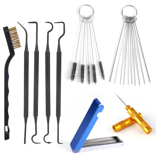 lasuroa Carburetor Cleaning Kit, Includes 1 Single Head Brush 23