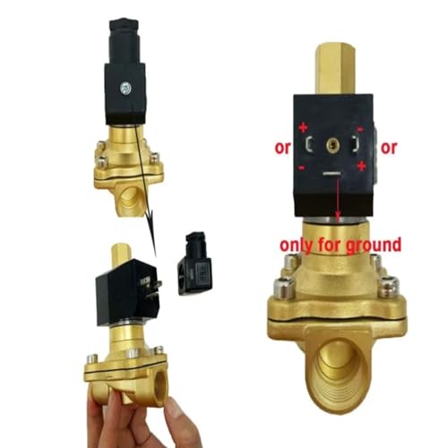Électrovanne 1/2 220V CA normalement ouverte pour circuit d'arrosage et huile - 4