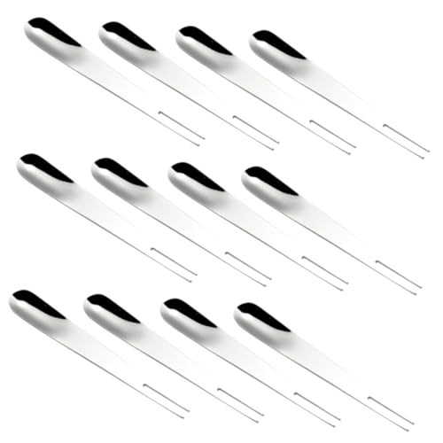 SMASOLO 24pezzi Forchette Per Dessert in Acciaio Forchette Da Frutta Posate Adatte Per Feste o Banchetti Riutilizzabili e Resistenti