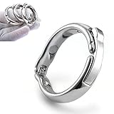 ChicLSQ 4 Gr&ouml;&szlig;e Penis Vorhaut Ring Metall Zur&uuml;ckhalte mit 6 Magneten Magnetverschluss Verstellbarer Eichelring Penisring f&uuml;r M&auml;nner die Behandlung von Vorhaut mit Magnet-Therapie (M (26-29mm))