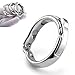 Produktbild ChicLSQ 4 Größe Penis Vorhaut Ring Metall Zurückhalte mit 6 Magneten Magnetverschluss Verstellbarer Eichelring Penisring für Männer die Behandlung von Vorhaut mit Magnet-Therapie (M (26-29mm))