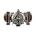 Produktbild Ouzhoub Steampunk kostüm der Frauen, Steam Punk Persönlichkeit Retro Lederarmbanduhr Mann-Quarz-Uhr Nicht mechanische Uhren