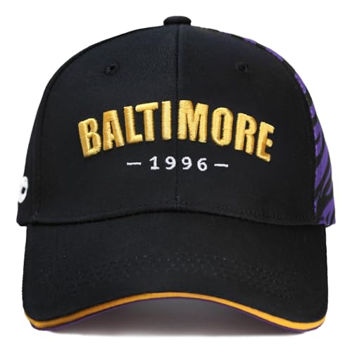 Aoryalps Baltimore Team Baseball Caps Women Men, Sports Football Embroidered Baseball Hat, Adult Baseball Cap Apparel Gifts