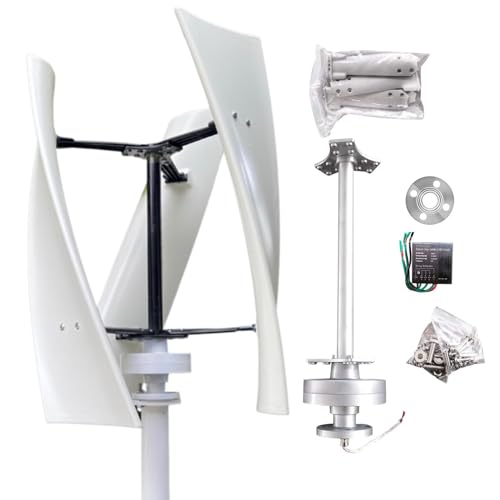 Generador eólico vertical 12000W para solucionar cortes de energía en viviendas aisladas