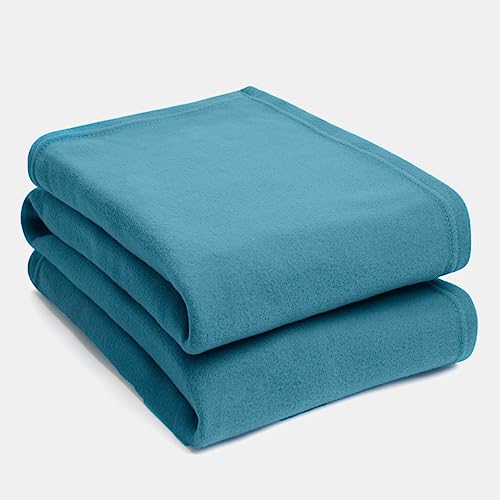 150cm Lightweight Yoga Fleece Blanket (Teal Green)
