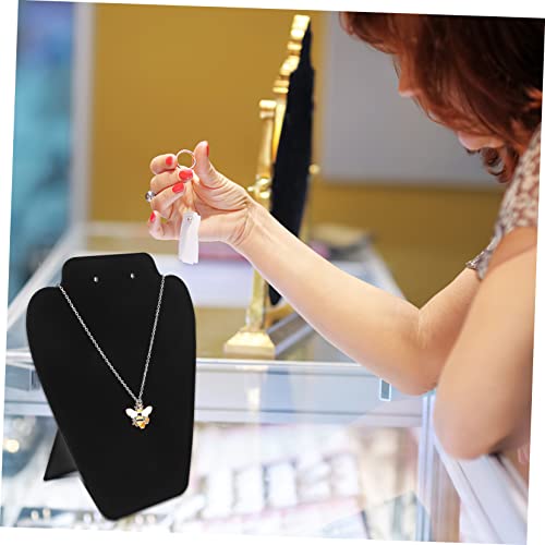 Présentoir de colliers en velours de qualité supérieure pour exposition de bijoux - 6