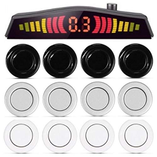 Sensor de Ré Estacionamento 4 Pontos Com Visor Lcd