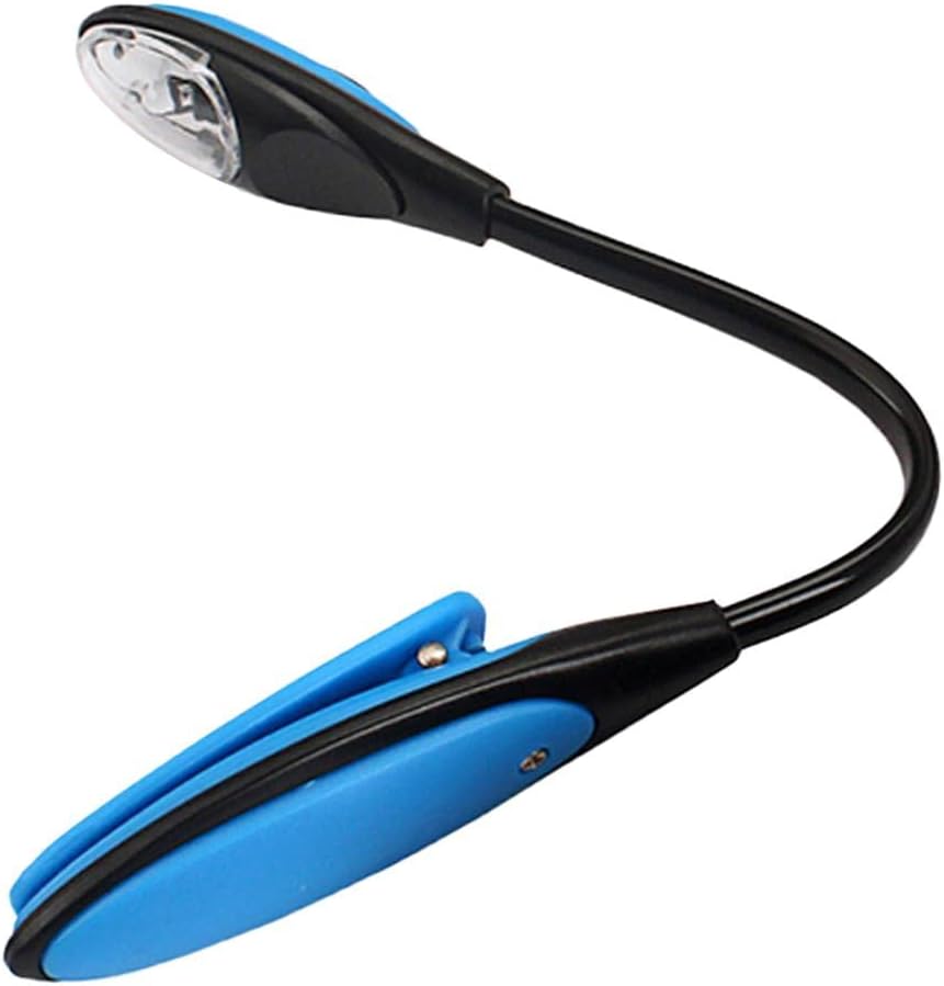 CALANDIS™ Music Score Stand Adjustable Clip Mini LED Book Reading Light Lamp | Music Stands | Equipment