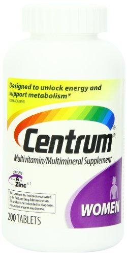 Centrum Women (100 Count, Pack of 2) Multivitamin / Multimineral Supplement Tablet, Vitamin D3