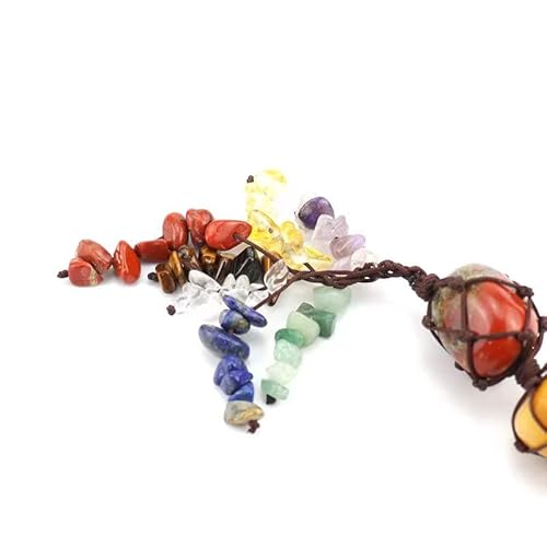 Fmelut Tree Of Life 7 Chakra Stones Dream Catchers Healing Crystals Gifts Feng Shui Witchy Room Decor For Women Hangings For Curtain Cars #TOP3