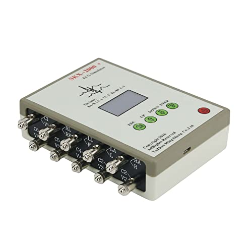 Image of SKX-2000C+ ECG Signal Simulator, ECG Signal Generator with OLED Display, Rechargeable Type