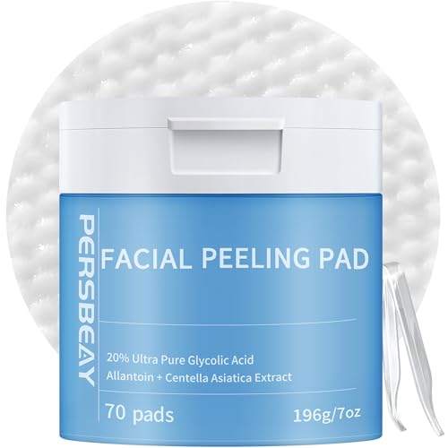 Glycolic Acid Pads, Exfoliating Toner Pads for Facial Radiance, D...
