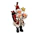 Produktbild AMUSTER Weihnachtsmann Weihnachtsdeko Weihnachtsfigur Weihnachtsbaum Dekor Weihnachtsmann Ornamente Xmas Decor Party Decor 16/22cm