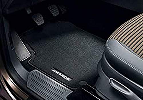Tapis de sol d'origine Volkswagen Amarok en velours premium pour double cabine 4 pièces