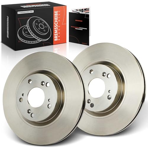 Frankberg Brake Disc Set incl. 2x Discs Front Vented Ø300mm Compatible with CR-V II RD Replace# 45251SCAE50,45251S9AE50