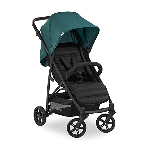 Image of Hauck Rapid 4 Baby Stroller-Ultra Compact and Lightweight Buggy with 5-Point Harness, One Hand Fold, Removable Bumer Bar, Pram for Kids from Birth Up to 25 Kg-Approx. 4 Years,Black