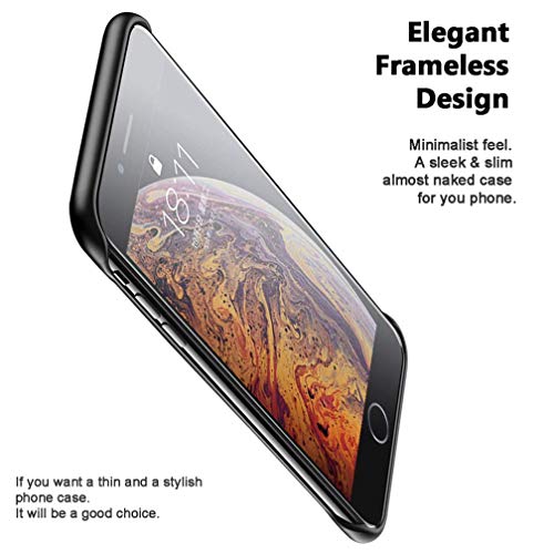 Image of REALCASE Compatible for iPhone 7 Plus / 8 Plus Back Cover | Ultra Thin Translucent Matte Frameless TPU | Shockproof Bumper Back Case Cover for iPhone 7 Plus / 8 Plus (F-Blue)