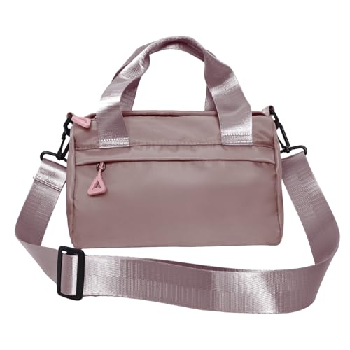 Mini borsa da palestra borsa sportiva regolabile piccola borsa da viaggio con tracolla staccabile Tote da palestra per donne uomini borsa a tracolla portatile fitness per sport viaggi, Rosa, Mini