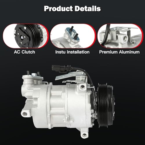 Image of Air Conditioning Compressor Fit for Cadillac ATS CTS 2.0L 2.5L 2013-2019