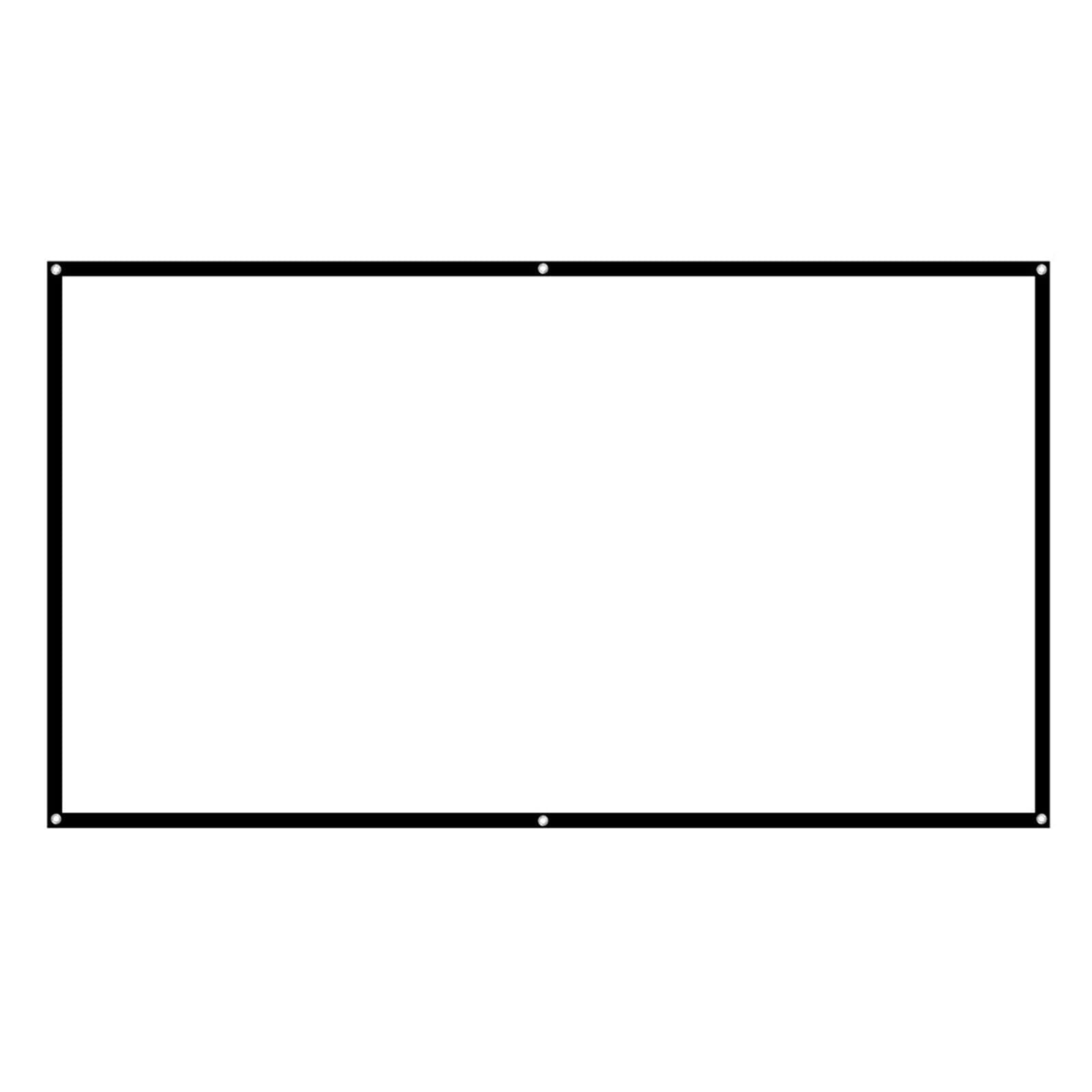 Plplaaoo Portable Projector Screen,16:9 HD Projector Screen Foldable – 60-100inch Wrinkle-Free Anti-Crease Outdoor Projectors Screens for Home Theater, Camping, RV, Backyard Cinema