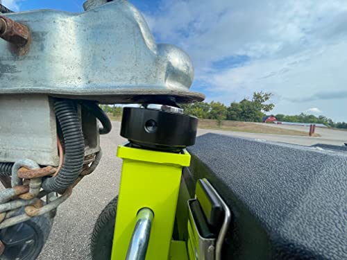 Tow Tuff Tmd-35Etd8 Versatile Adjustable 3500 Lbs Capacity Variable Ball Height Electric Utility Dolly For Boats, Cargo Trailers, And More, Green, 3Rd Wheel, Step For Leverage, Travels 1.5 Mph #TOP4