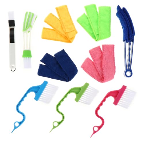 Didiseaon Brosse De Nettoyage pour Climatiseur Kit Outils De Dépoussiérage pour Volets Nettoyant pour Conduits De Climatisation à Domicile