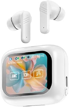 Hp-620 Bluetooth Wireless Headset Led Touch Screen Charging Box Colorful LCD Quick Connector