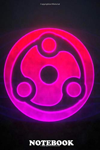 Notebook: Sharingan , Journal for Writing, College Ruled Size 6" x 9", 110 Pages