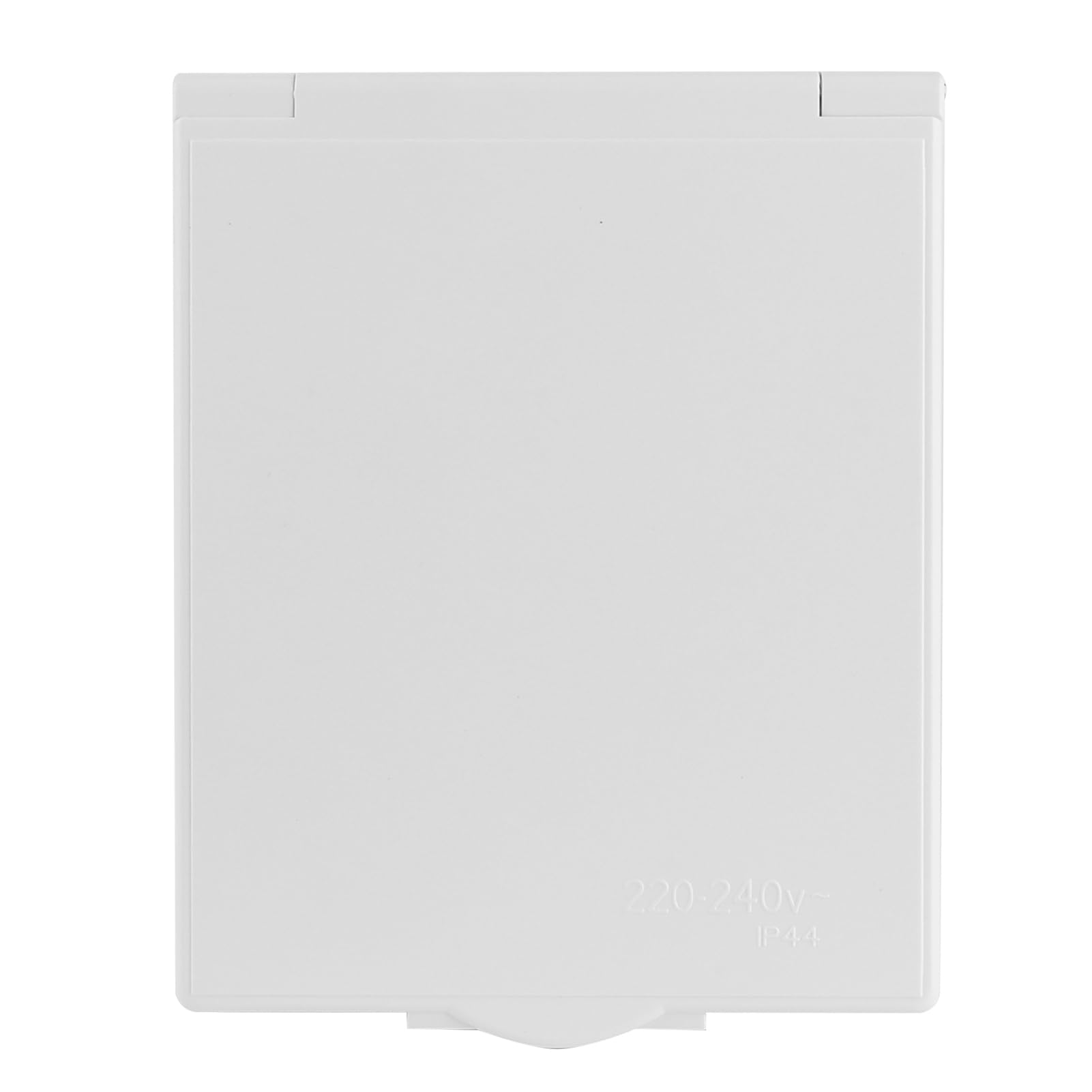 Akozon Caja de Ducha Exterior para RV de 1/2 Pulgadas, Salida de Entrada Blanca para RV, Barco, Autocaravana, Suministro y Drenaje de Conexión Rápida, sin Manguera/Cabezal Incluido