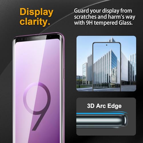 Protection écran Samsung S9 Plus verre trempé pour l'extérieur 3D - 2